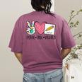 Peace Love Visuals Special Education Teacher Dream Team Women's Comfort Colors T-Shirt Back Print Berry Peace Love Visuals Special Education Teacher Dream Team Women's Comfort Colors T-Shirt Back Print Berry