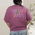 Phonics Reading Teacher Science Of Reading Literacy Coach Women's Comfort Colors T-Shirt Back Print Berry