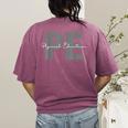 Physical Education PE Teacher Phys Ed Student Grad Women's Comfort Colors T-Shirt Back Print Berry
