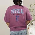 Physical Education PE Teacher PHYS Ed Student Graduation Women's Comfort Colors T-Shirt Back Print Berry