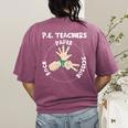 Physical Education PE Teacher Rock Paper Scissor Women's Comfort Colors T-Shirt Back Print Berry Physical Education PE Teacher Rock Paper Scissor Women's Comfort Colors T-Shirt Back Print Berry