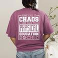 Physical Education s For Pe Teachers And Students Women's Comfort Colors T-Shirt Back Print Berry Physical Education s For Pe Teachers And Students Women's Comfort Colors T-Shirt Back Print Berry