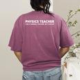 Physics Teacher Physics Teacher For Men Women Girls Kids Women's Comfort Colors T-Shirt Back Print Berry Physics Teacher Physics Teacher For Men Women Girls Kids Women's Comfort Colors T-Shirt Back Print Berry