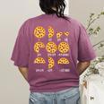 Pizza Slice Fraction Math Teacher Back To School Educational Women's Comfort Colors T-Shirt Back Print Berry Pizza Slice Fraction Math Teacher Back To School Educational Women's Comfort Colors T-Shirt Back Print Berry