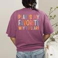 Play Is My Favorite Way To Learn Special Education Teacher Women's Comfort Colors T-Shirt Back Print Berry Play Is My Favorite Way To Learn Special Education Teacher Women's Comfort Colors T-Shirt Back Print Berry