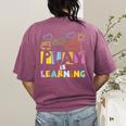 Play Is Learning Design T Designs For Teachers Preschool Women's Comfort Colors T-Shirt Back Print Berry Play Is Learning Design T Designs For Teachers Preschool Women's Comfort Colors T-Shirt Back Print Berry