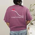 I Have Potential Energy Physics Science Teachers Women's Comfort Colors T-Shirt Back Print Berry I Have Potential Energy Physics Science Teachers Women's Comfort Colors T-Shirt Back Print Berry