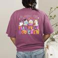 Pre-K Boo Crew Ghost Halloween Teacher Student Women's Comfort Colors T-Shirt Back Print Berry Pre-K Boo Crew Ghost Halloween Teacher Student Women's Comfort Colors T-Shirt Back Print Berry