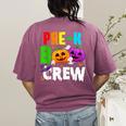 Pre K Boo Crew Halloween Costume Teachers Kids Women's Comfort Colors T-Shirt Back Print Berry Pre K Boo Crew Halloween Costume Teachers Kids Women's Comfort Colors T-Shirt Back Print Berry