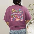Pre-K Crayons & Curiosity Preschool Teachers Life Tie Dye Women's Comfort Colors T-Shirt Back Print Berry