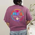 Pre K Dream Team Back To School Boys First Day Teacher Women's Comfort Colors T-Shirt Back Print Berry
