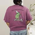 Pre K Grade Teacher Frog Back To School Preschool Women's Comfort Colors T-Shirt Back Print Berry Pre K Grade Teacher Frog Back To School Preschool Women's Comfort Colors T-Shirt Back Print Berry