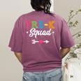 Pre-K Squad Teacher Student Kids Preschool Back To School Women's Comfort Colors T-Shirt Back Print Berry Pre-K Squad Teacher Student Kids Preschool Back To School Women's Comfort Colors T-Shirt Back Print Berry