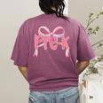 Preppy Pre k Back To School Pre-k Teachers Girls Cute Bow Women's Comfort Colors T-Shirt Back Print Berry Preppy Pre k Back To School Pre-k Teachers Girls Cute Bow Women's Comfort Colors T-Shirt Back Print Berry
