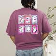 Preppy Spooky Teacher Halloween Ghost Coquette Bow Autumn Women's Comfort Colors T-Shirt Back Print Berry Preppy Spooky Teacher Halloween Ghost Coquette Bow Autumn Women's Comfort Colors T-Shirt Back Print Berry