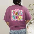 Preppy Third Grade Back To School Teacher Girl Kid Women's Comfort Colors T-Shirt Back Print Berry Preppy Third Grade Back To School Teacher Girl Kid Women's Comfort Colors T-Shirt Back Print Berry