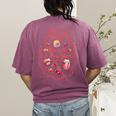 Preschool Pre-K Is My Jam Strawberry Girl Teacher Kids Women's Comfort Colors T-Shirt Back Print Berry