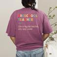 Preschool Teacher Kindergarten Teacher Definition Women's Comfort Colors T-Shirt Back Print Berry Preschool Teacher Kindergarten Teacher Definition Women's Comfort Colors T-Shirt Back Print Berry