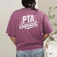 PTA Squad Parent Teacher Association Back To School Teacher Women's Comfort Colors T-Shirt Back Print Berry PTA Squad Parent Teacher Association Back To School Teacher Women's Comfort Colors T-Shirt Back Print Berry