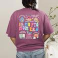 In My PTO Mom Parent Teacher Organization Back To School Women's Comfort Colors T-Shirt Back Print Berry
