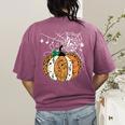 Pumpkin Music Teacher Halloween Fall Music Notes Autumn Women's Comfort Colors T-Shirt Back Print Berry Pumpkin Music Teacher Halloween Fall Music Notes Autumn Women's Comfort Colors T-Shirt Back Print Berry