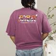 Pumpkin PE Teacher Team Physical Education Autumn Fall Women's Comfort Colors T-Shirt Back Print Berry Pumpkin PE Teacher Team Physical Education Autumn Fall Women's Comfort Colors T-Shirt Back Print Berry