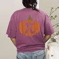 Pumpkin Pi Math Teacher Halloween Thanksgiving Day Costume Men Women Kids Women's Comfort Colors T-Shirt Back Print Berry Pumpkin Pi Math Teacher Halloween Thanksgiving Day Costume Men Women Kids Women's Comfort Colors T-Shirt Back Print Berry