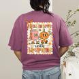 Pumpkin Teacher Preppy Fall In Love With Learning Autumn Women's Comfort Colors T-Shirt Back Print Berry Pumpkin Teacher Preppy Fall In Love With Learning Autumn Women's Comfort Colors T-Shirt Back Print Berry