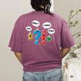 Punctuation Marks Wait What I Agree Stop English Teacher Women's Comfort Colors T-Shirt Back Print Berry Punctuation Marks Wait What I Agree Stop English Teacher Women's Comfort Colors T-Shirt Back Print Berry