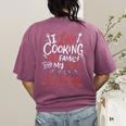 Punctuation Saves Lives I English Grammar Teacher Women's Comfort Colors T-Shirt Back Print Berry