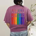 Rainbow Roygbiv Kids Artist Costume Art Teacher Women's Comfort Colors T-Shirt Back Print Berry Rainbow Roygbiv Kids Artist Costume Art Teacher Women's Comfort Colors T-Shirt Back Print Berry