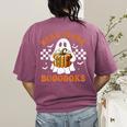 Read More Books Halloween Retro Pumpkin Reading Fall Teacher Women's Comfort Colors T-Shirt Back Print Berry Read More Books Halloween Retro Pumpkin Reading Fall Teacher Women's Comfort Colors T-Shirt Back Print Berry