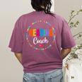 Reading Coach Teacher Interventionist Specialist Literacy Women's Comfort Colors T-Shirt Back Print Berry Reading Coach Teacher Interventionist Specialist Literacy Women's Comfort Colors T-Shirt Back Print Berry