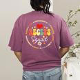 Recess Squad Crew Teachers Students Monitor Back To School Women's Comfort Colors T-Shirt Back Print Berry