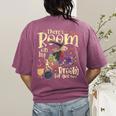There's Room On My Broom For You Too Teacher Halloween Women's Comfort Colors T-Shirt Back Print Berry There's Room On My Broom For You Too Teacher Halloween Women's Comfort Colors T-Shirt Back Print Berry