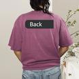 Retro ABCD Teacher Tour Kindergarten Teacher Back To School Women's Comfort Colors T-Shirt Back Print Berry