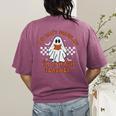 Retro You Can't Scare Me I'm A Math Teacher Cute Ghost Women Women's Comfort Colors T-Shirt Back Print Berry Retro You Can't Scare Me I'm A Math Teacher Cute Ghost Women Women's Comfort Colors T-Shirt Back Print Berry