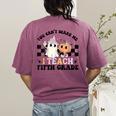 Retro You Can't Scare Me I Teach 5th Grade Teacher Halloween Women's Comfort Colors T-Shirt Back Print Berry Retro You Can't Scare Me I Teach 5th Grade Teacher Halloween Women's Comfort Colors T-Shirt Back Print Berry