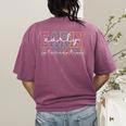 Retro Early Intervention Teacher Intervention Specialist Women's Comfort Colors T-Shirt Back Print Berry