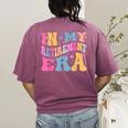 Retro Groovy Retirement Era Retired Teacher Women's Comfort Colors T-Shirt Back Print Berry Retro Groovy Retirement Era Retired Teacher Women's Comfort Colors T-Shirt Back Print Berry