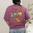Retro Howdy Pre-K Back To School Western Teacher Women's Comfort Colors T-Shirt Back Print Berry Retro Howdy Pre-K Back To School Western Teacher Women's Comfort Colors T-Shirt Back Print Berry