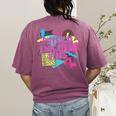 Retro Physical Education Vibes Gym Teacher Phys Ed Teacher Women's Comfort Colors T-Shirt Back Print Berry