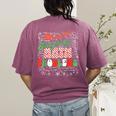 Retro Sleighing Math Problems Santa Math Teacher Christmas Women's Comfort Colors T-Shirt Back Print Berry Retro Sleighing Math Problems Santa Math Teacher Christmas Women's Comfort Colors T-Shirt Back Print Berry