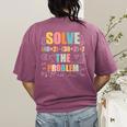 Retro Solve The Problem 67 Meme Joke Math Teacher Women's Comfort Colors T-Shirt Back Print Berry Retro Solve The Problem 67 Meme Joke Math Teacher Women's Comfort Colors T-Shirt Back Print Berry