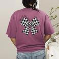 Retro Special Education Squad Coquette Bow SPED Teacher Women's Comfort Colors T-Shirt Back Print Berry