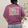Retro Special Education Squad Groovy Dream Team SPED Teacher Women's Comfort Colors T-Shirt Back Print Berry Retro Special Education Squad Groovy Dream Team SPED Teacher Women's Comfort Colors T-Shirt Back Print Berry