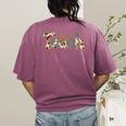 Retro Teacher Western Country Cowboy Cowgirl Back To School Women's Comfort Colors T-Shirt Back Print Berry Retro Teacher Western Country Cowboy Cowgirl Back To School Women's Comfort Colors T-Shirt Back Print Berry