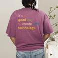 Retro Technology Teacher Shirt Tech Teacher Women's Comfort Colors T-Shirt Back Print Berry Retro Technology Teacher Shirt Tech Teacher Women's Comfort Colors T-Shirt Back Print Berry