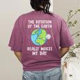 Rotation Of The Earth Makes My Day Science Teacher Earth Day Women's Comfort Colors T-Shirt Back Print Berry Rotation Of The Earth Makes My Day Science Teacher Earth Day Women's Comfort Colors T-Shirt Back Print Berry