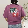 Santa Teacher 67 Math Christmas Xmas Holiday Number 67 Women's Comfort Colors T-Shirt Back Print Berry Santa Teacher 67 Math Christmas Xmas Holiday Number 67 Women's Comfort Colors T-Shirt Back Print Berry